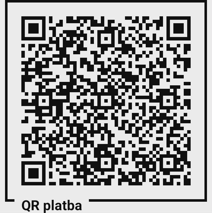 QR kód platný pro individuální terapii (45 minut á 1000 kč).